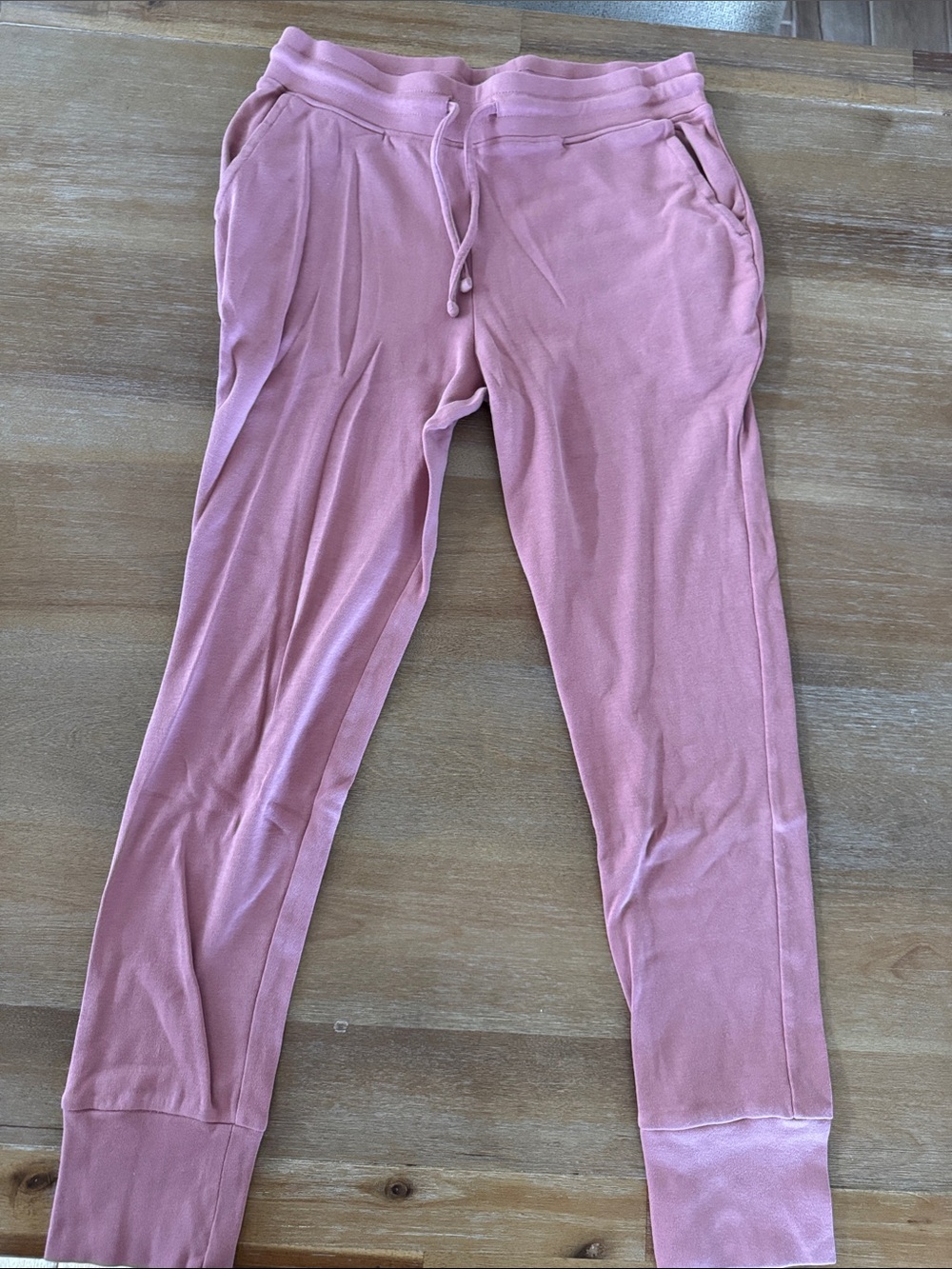 Kate Quinn pink joggers